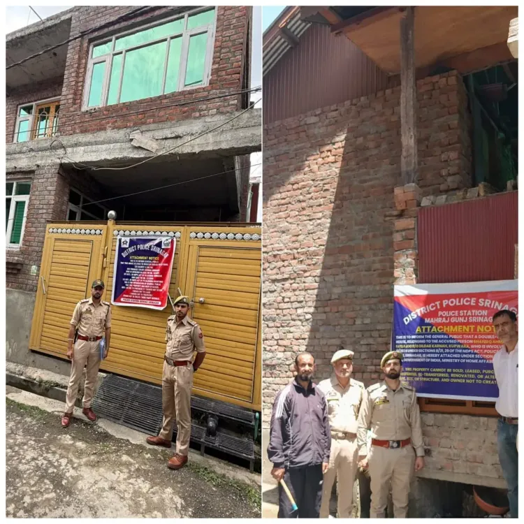 Srinagar Police attach ₹2 crore drug peddlers' property in J&K crackdown
