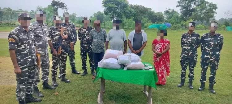 SSB seizes 20 kg ganja near India-Nepal border, four arrested