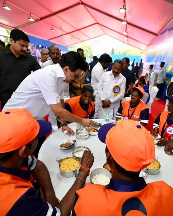 What Major Welfare Initiatives Did Stalin Launch for Sanitation Workers?