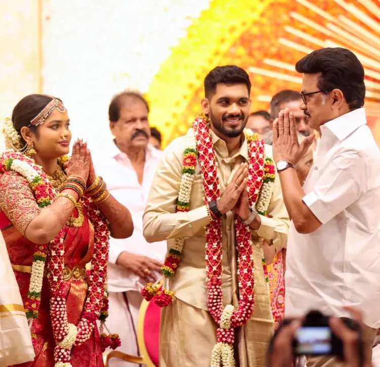 Stalin Leads Self-Respect Wedding of North Chennai MP's Son