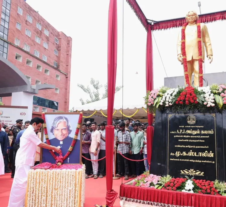 Stalin Pays Tribute to Kalam on Birth Anniversary