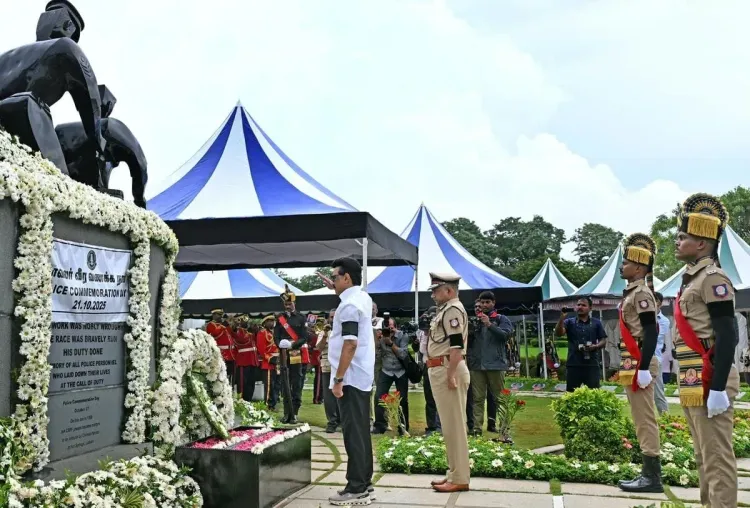 Stalin Salutes Fallen Officers on Police Commemoration Day