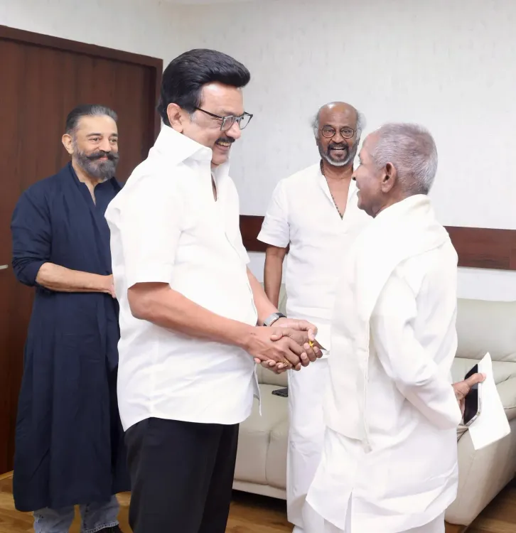Stalin Wishes Ilaiyaraaja on Birthday, Recalls Isaignani Title