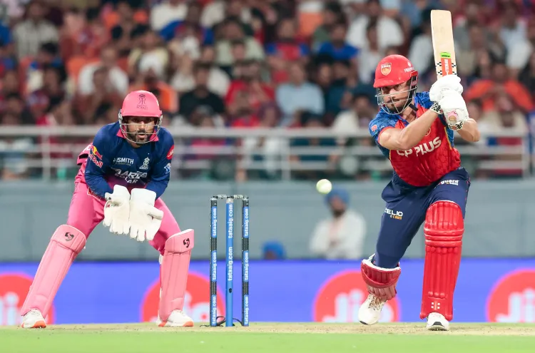 स्टोइनिस-प्रभसिमरन की धाकड़ पारी, आरआर के खिलाफ पीबीकेएस ने 222 रन बनाए