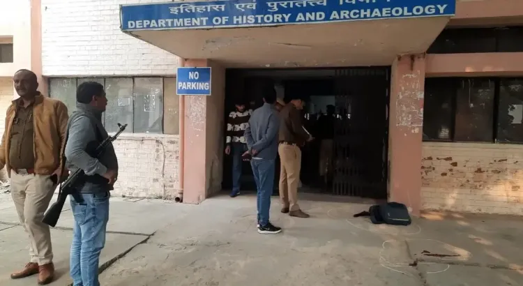 Tragic Incident: Student Injures Himself with a Gun Outside Maharshi Dayanand University in Rohtak
