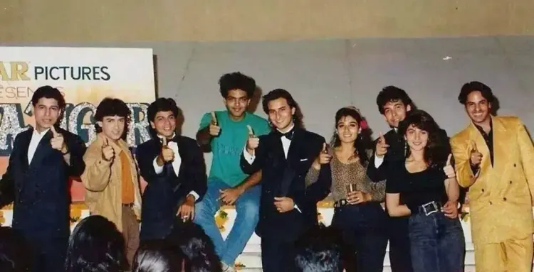 Did Sudesh Berry Just Share a Throwback Pic of Young SRK, Saif Ali Khan & Rahul Roy from 1993 Movie Pehla Nasha?