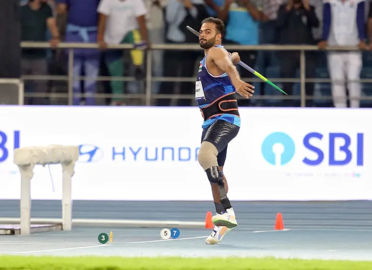 Sumit Antil Leads All-Indian Podium with 69.25m at New Delhi GP