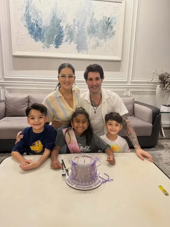 Did Sunny Leone Celebrate Daughter Nisha's 10th Birthday as Her 'Bright Shining Star'?
