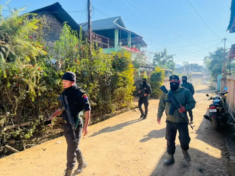 Did suspected militants open fire in Manipur's Bishnupur?