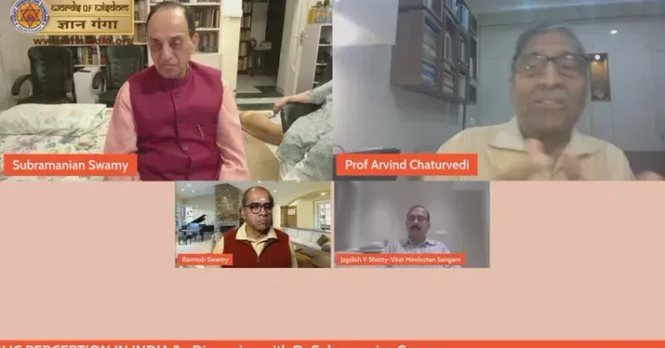 Swamy Speaks on Social Media and Public Perception in India
