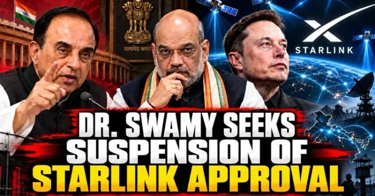 Swamy Urges Amit Shah to Suspend Starlink Security Clearance