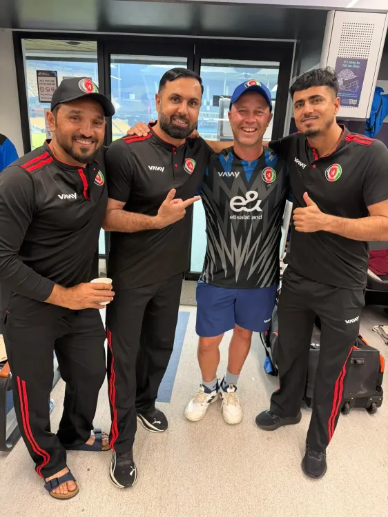 Did Jonathan Trott Feel Fortunate Coaching Afghanistan?