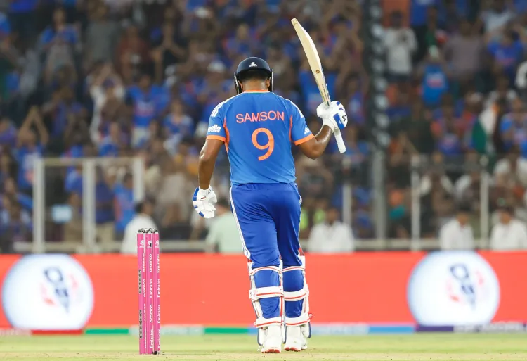 Sanju Samson Matches Virat Kohli with Fifty in T20 WC Final