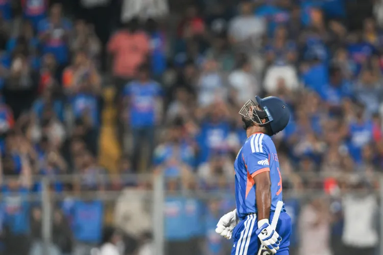 टी20 वर्ल्ड कप: वानखेड़े में संजू सैमसन ने इंग्लैंड को दिया 254 रन का विशाल टारगेट