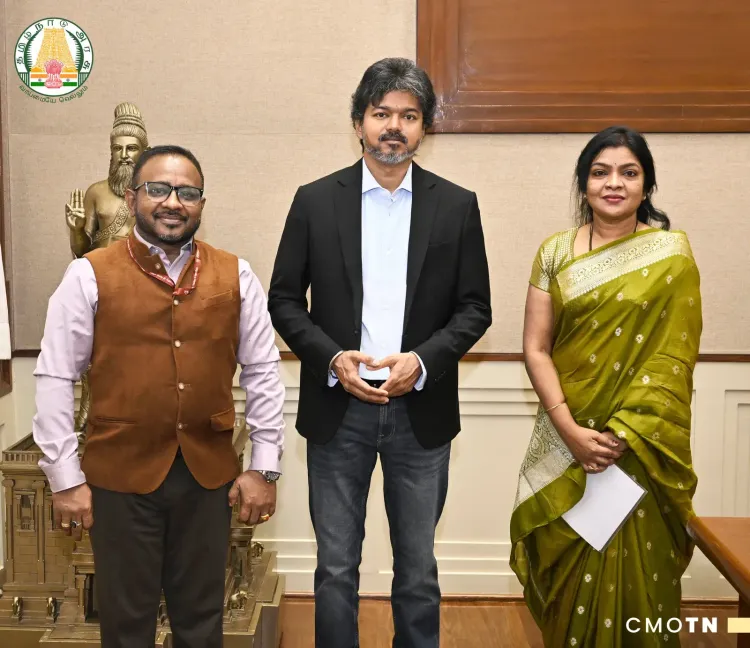 Tamil Nadu CM Joseph Vijay meets senior postal, IAS officers at Secretariat