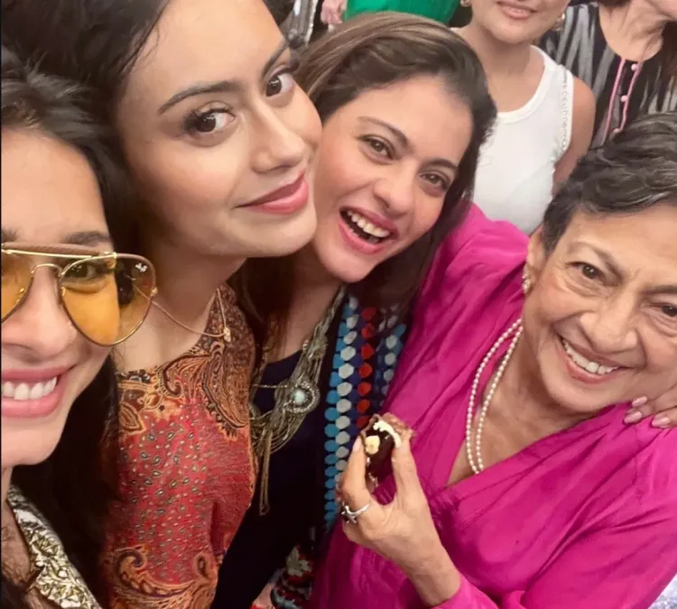 Tanishaa Mukerji Celebrates Nysa Devgan's Birthday with Heartwarming Three-Generation Family Photo