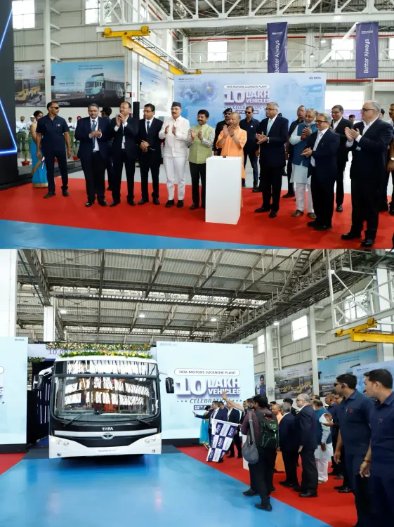 Tata Motors Celebrates Production of 10 Lakh Commercial Vehicles at Lucknow Plant