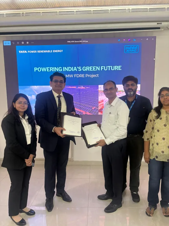 Tata Power's Green Division Partners with NTPC for 200 MW Renewable Energy Initiative