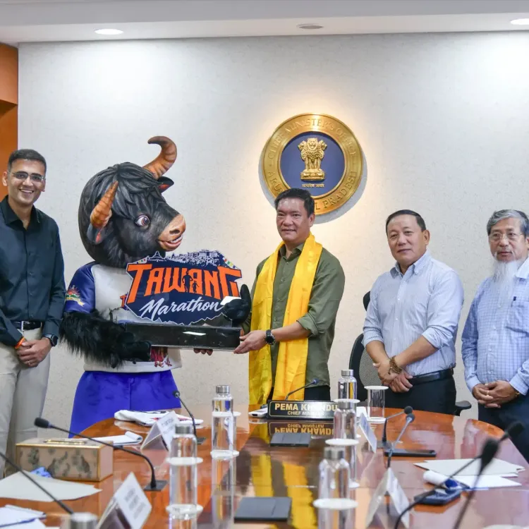 Tawang Marathon 2026: CM Pema Khandu launches logo, eyes 4,000 runners on 24 October