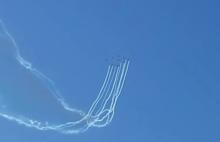 How Did Tejas and Rafale Dazzle at the IAF Flypast Over Brahmaputra?