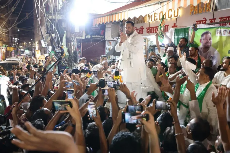 Tejashwi Yadav Holds Bankipur Roadshow, Cites 35-Year Wait
