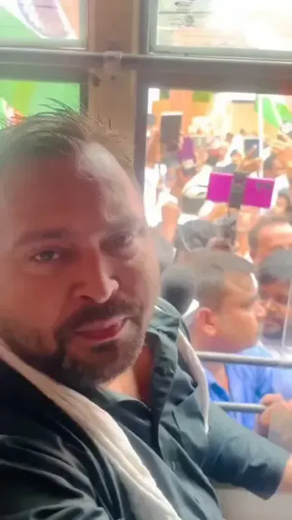Tejashwi Yadav lists 100+ scams, calls BJP offices hubs of corruption