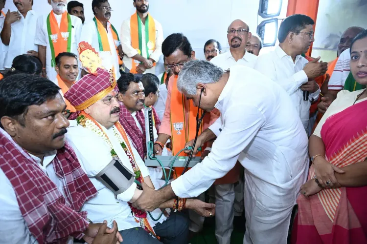 Telangana BJP chief Ramchander Rao ends hunger strike after health scare