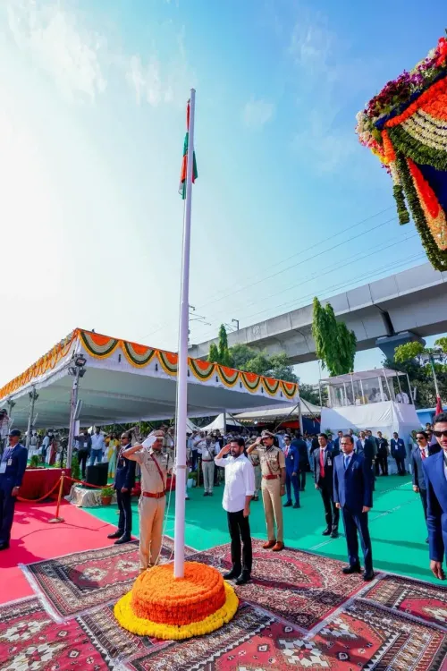 Telangana Formation Day 2025: CM Revanth Reddy hoists Tricolour at Secunderabad parade