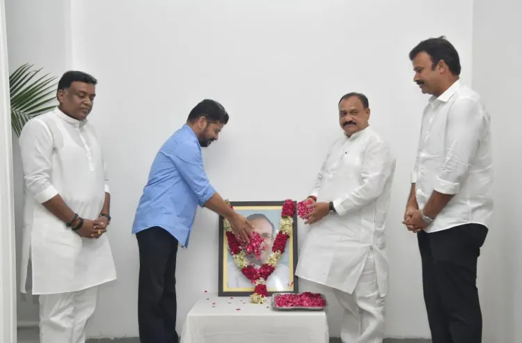 Jaipal Reddy death anniversary: Revanth Reddy, Congress leaders pay tributes in Hyderabad