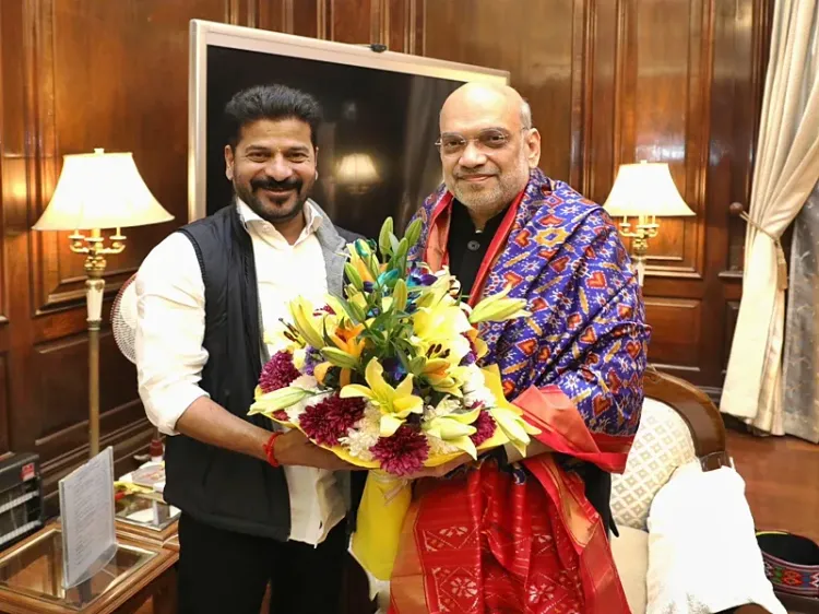 Telangana's CM A. Revanth Reddy Discusses Maoist Surrender and Security with HM Amit Shah