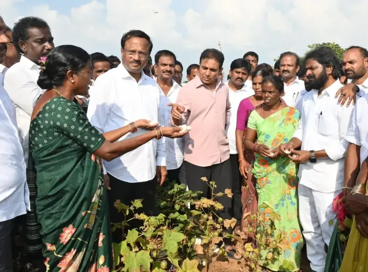 KTR flags Palamuru crop damage: 40% loss despite Krishna, Godavari water availability