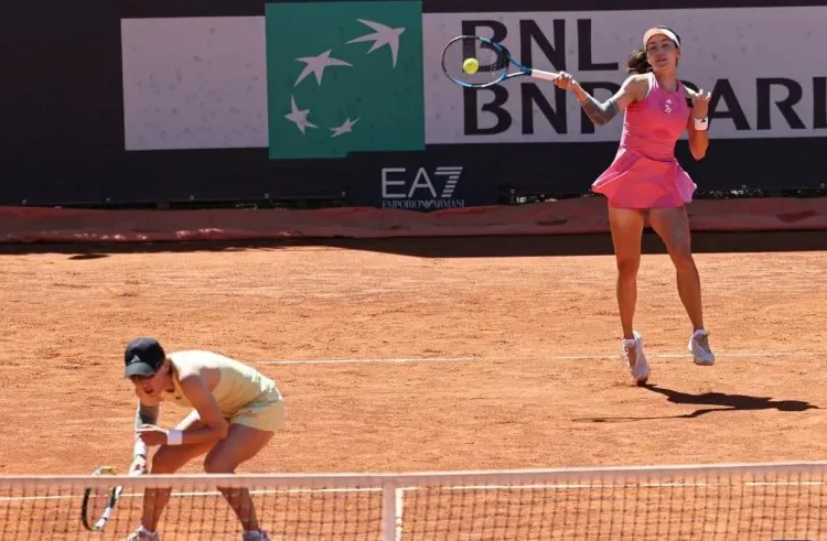 Did China's Wang and Zheng Face a Narrow Defeat at the Italian Open?