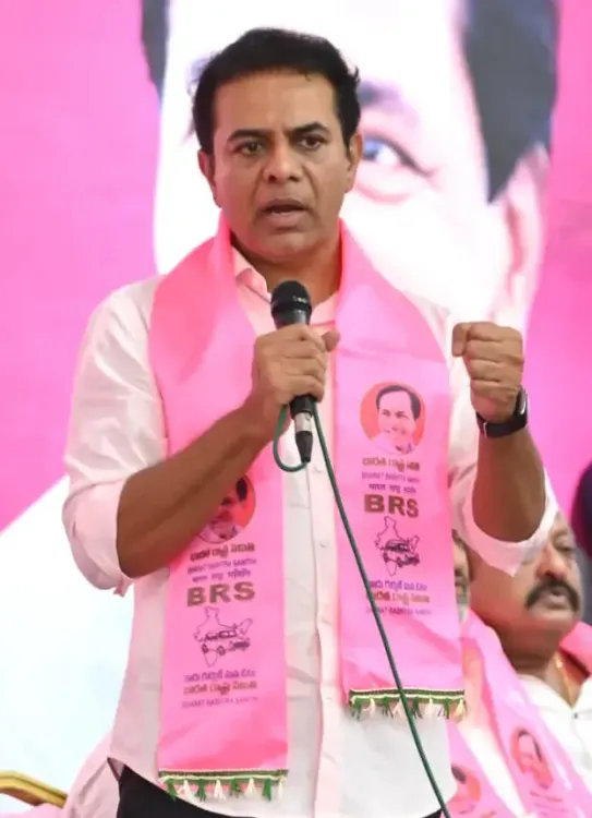 KTR slams Congress over Telangana agrarian crisis, demands crop procurement