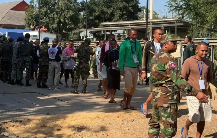 क्या थाईलैंड ने कंबोडिया के 18 सैनिकों को रिहा किया?