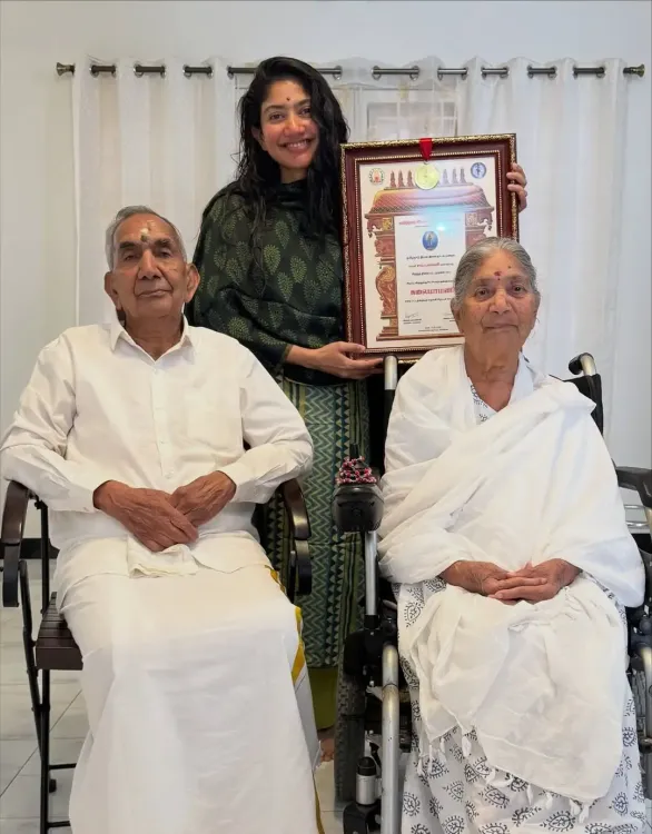 Why is Sai Pallavi Grateful After Receiving the Kalaimamani Award?