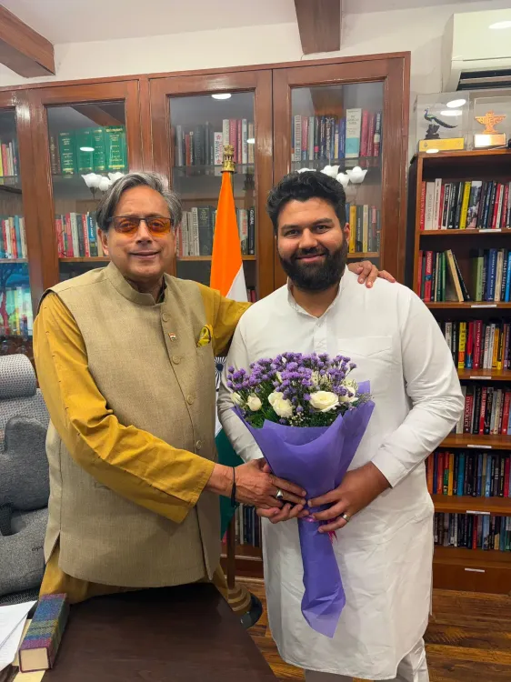 Tharoor Hails Olympian Smit Singh as Model Young Leader