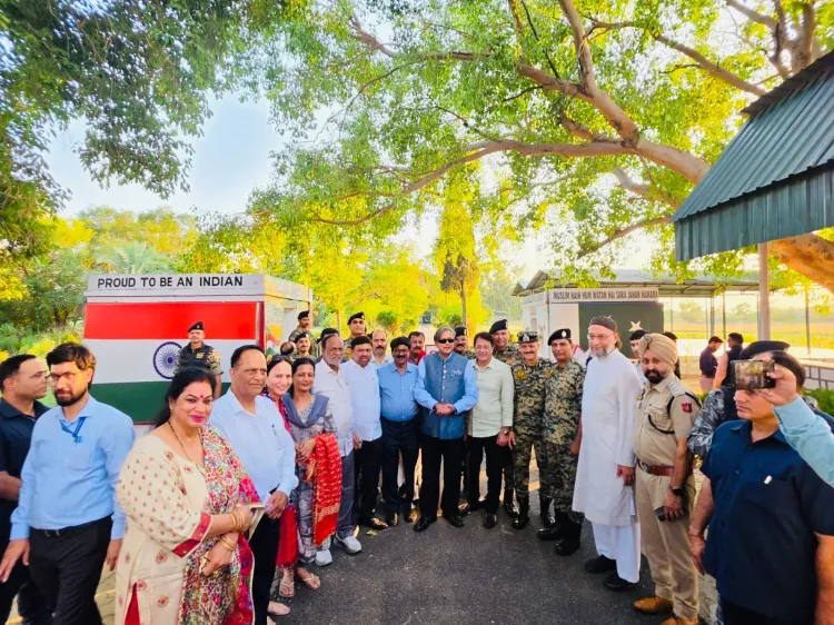 Tharoor Leads Delegation to India-Pakistan Border Gate