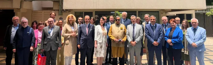 Tharoor Meets EU Ambassadors on West Asia, Global Issues