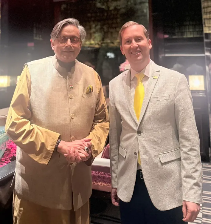Tharoor Meets US Ambassador Sergio Gor in Wide-Ranging Talk