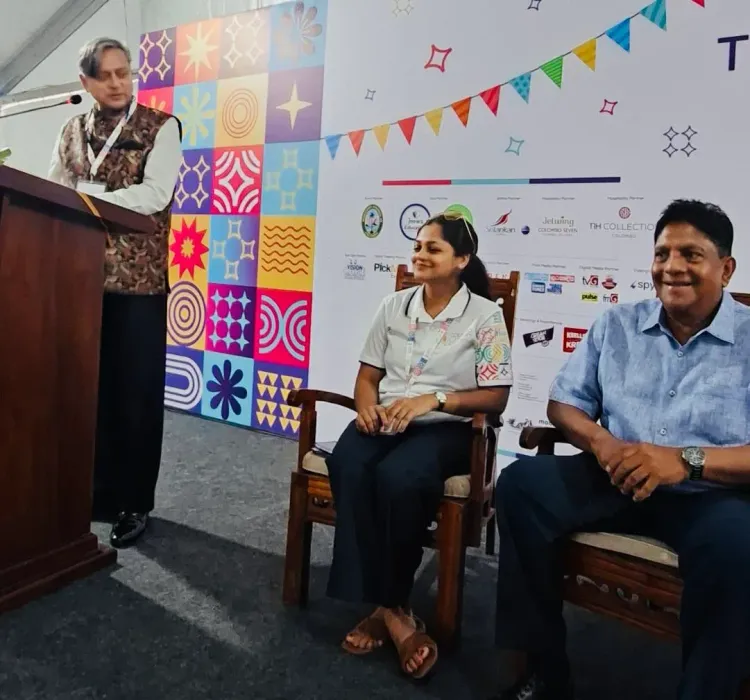 Tharoor Wraps Up Colombo Lit Fest Visit, Calls It Productive