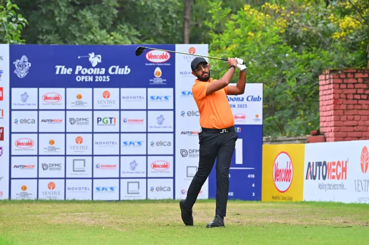 Did Yuvraj Sandhu Secure a Two-Shot Lead at The Poona Club Open 2025?