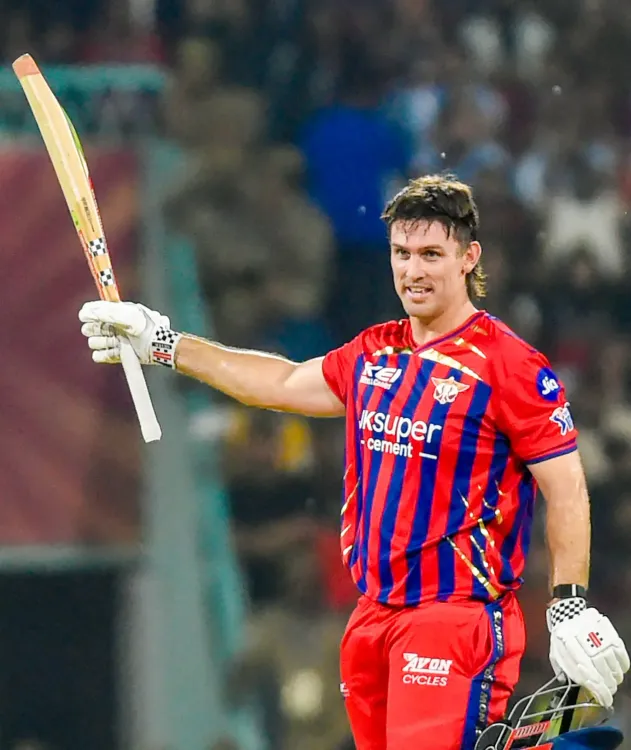 Marsh's 111 off 56 dismantles Hazlewood as LSG edge RCB by 9 runs