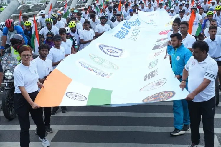 Fit India Sundays on Cycle: Thousands ride across Telangana on World Bicycle Day