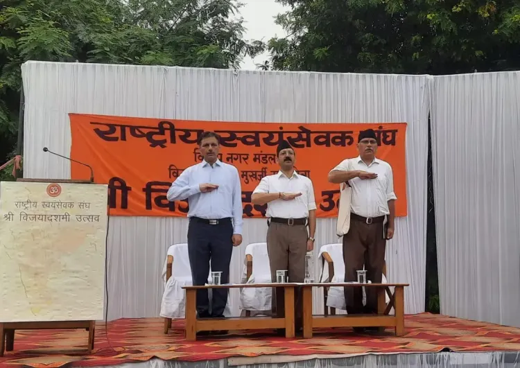 How Did Thousands of RSS Volunteers Celebrate Vijayadashami in Delhi?