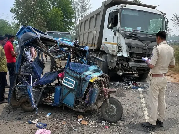 Three children killed, five hurt as truck hits e-rickshaw in Chhatarpur, MP
