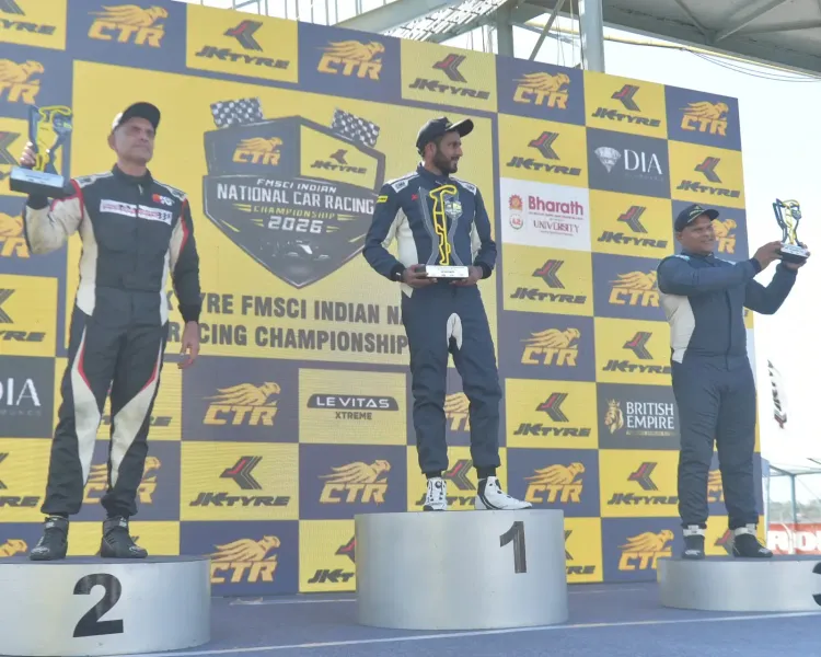 Indian National Car Racing Championship 2026: Nine photo-finishes headline thrilling Coimbatore opener