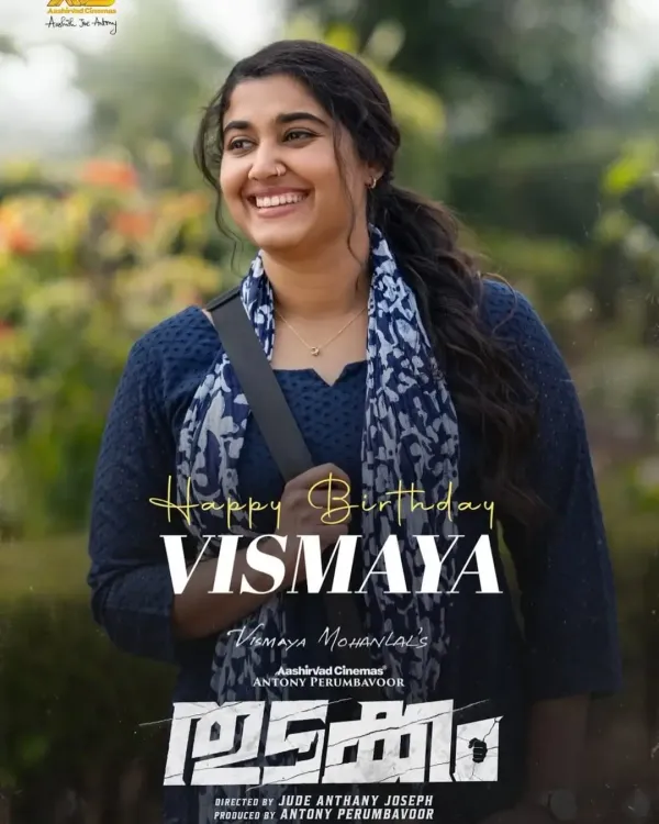 Director Jude Anthany Joseph Celebrates Vismaya Mohanlal's Birthday