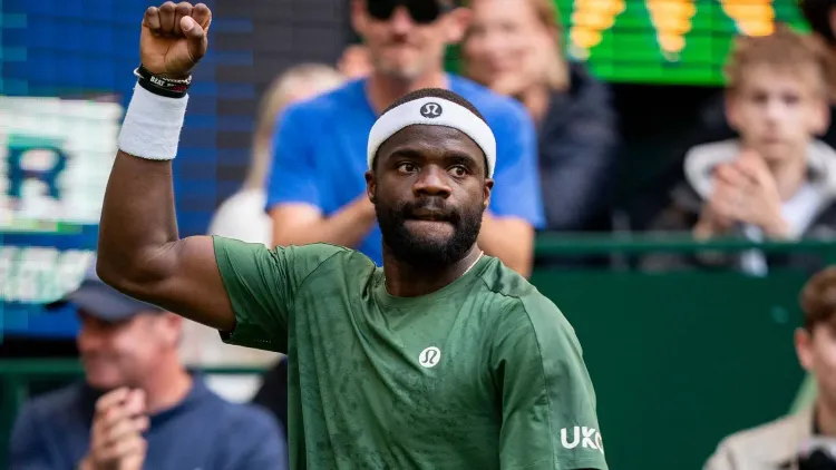 Tiafoe beats Cobolli 6-2, 7-6 for first Top-10 win since 2024 in Halle