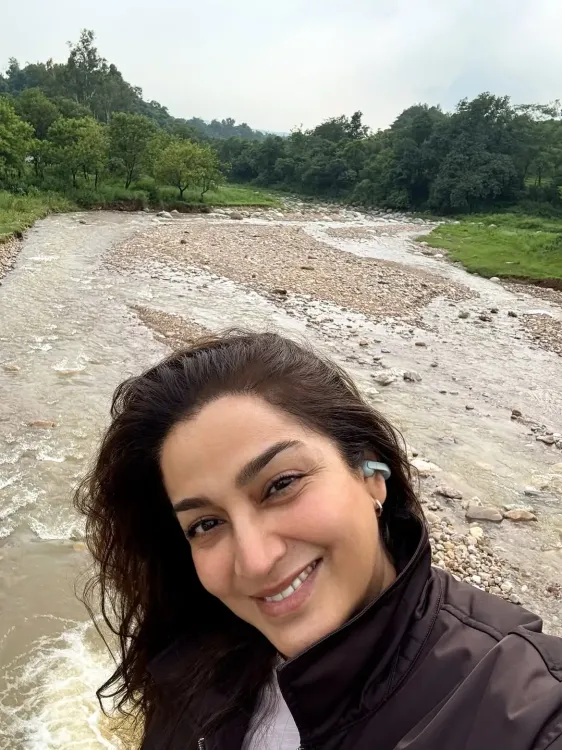 Tisca Chopra finds peace in mountains, celebrates Guru Purnima at Palampur ashram