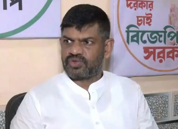 भाजपा प्रत्याशी राकेश सिंह ने टीएमसी के विकास के दावों को किया खारिज